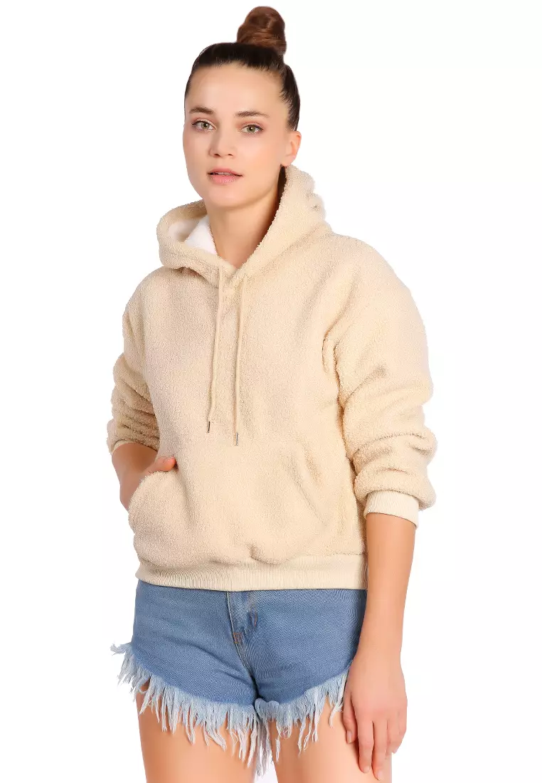 Wood wood outlet teddy hoodie