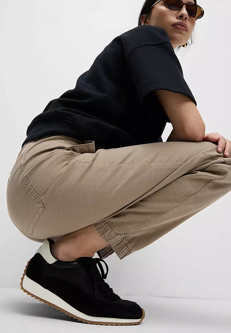 Cotton Blend Slim Fit Joggers