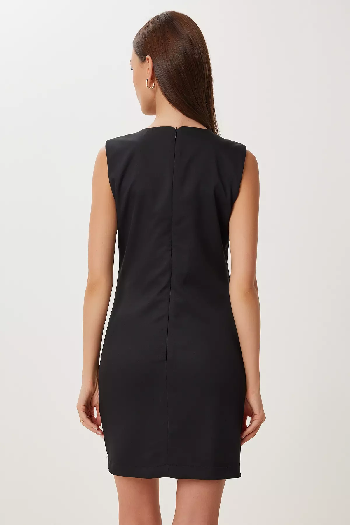 Women's Black Gold Accessories Mini Woven Dress Rg00075