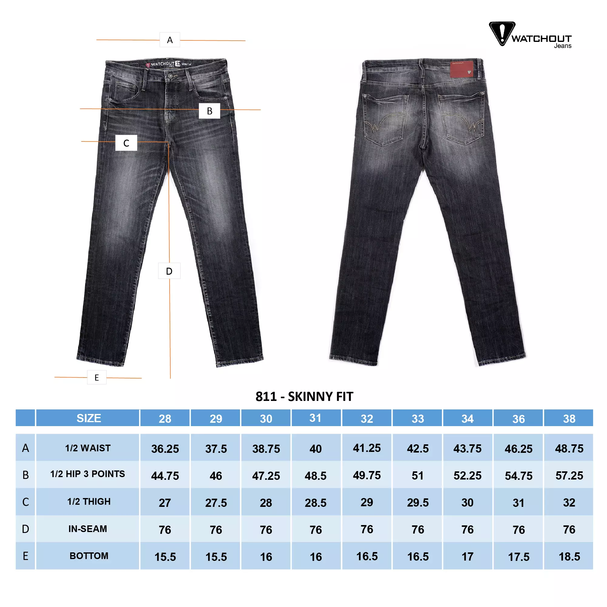 Watchout Celana Pria Jackson Skinny Fit - JP811080023