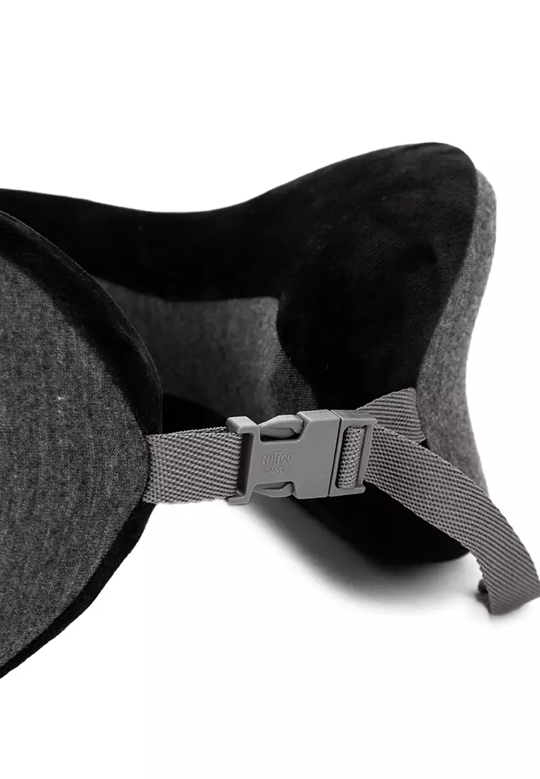 Full Comfort Travel Neck Pillow Black