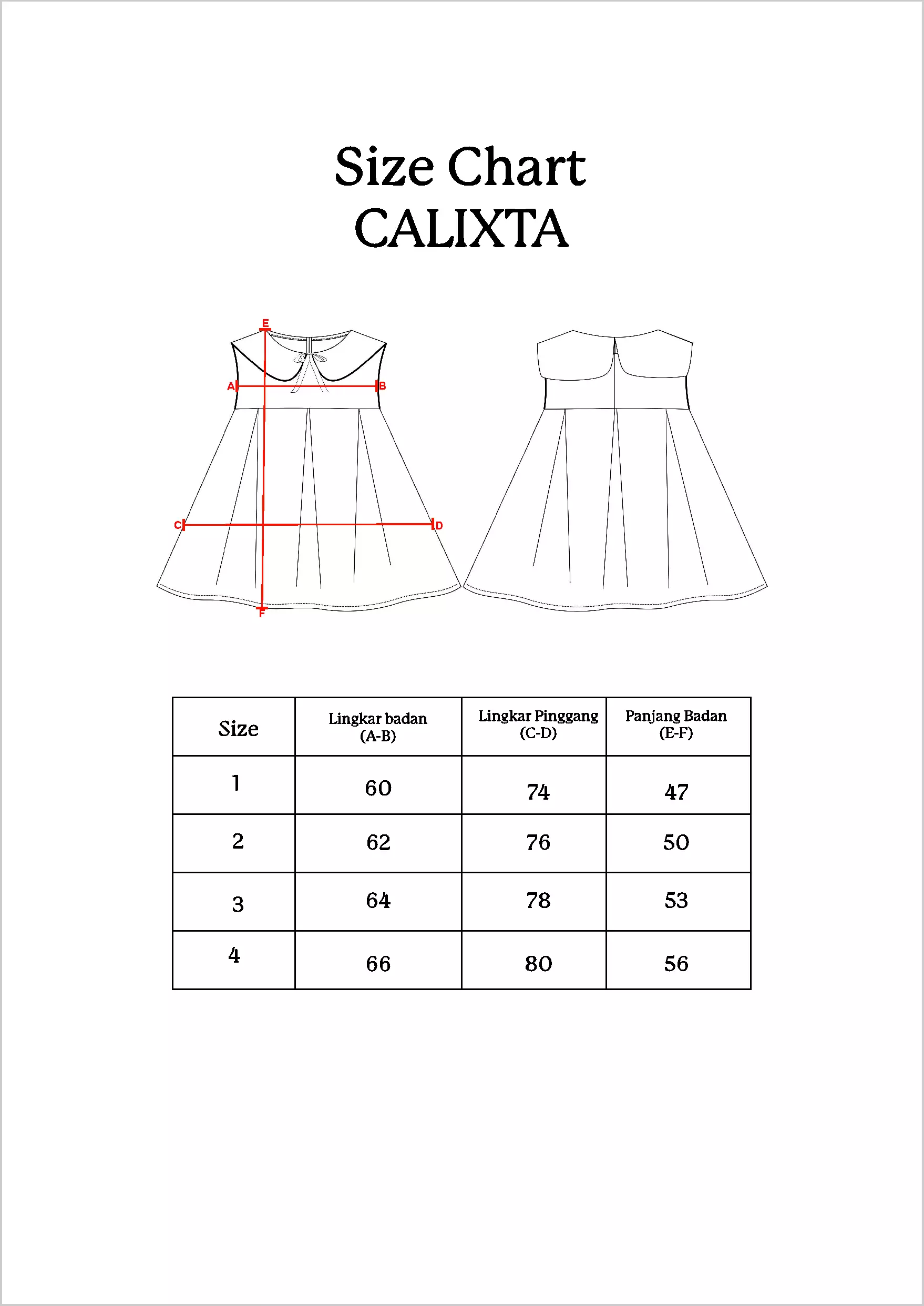 Qna Girl Calixta Dress Midi Anak Merah Motif Kotak