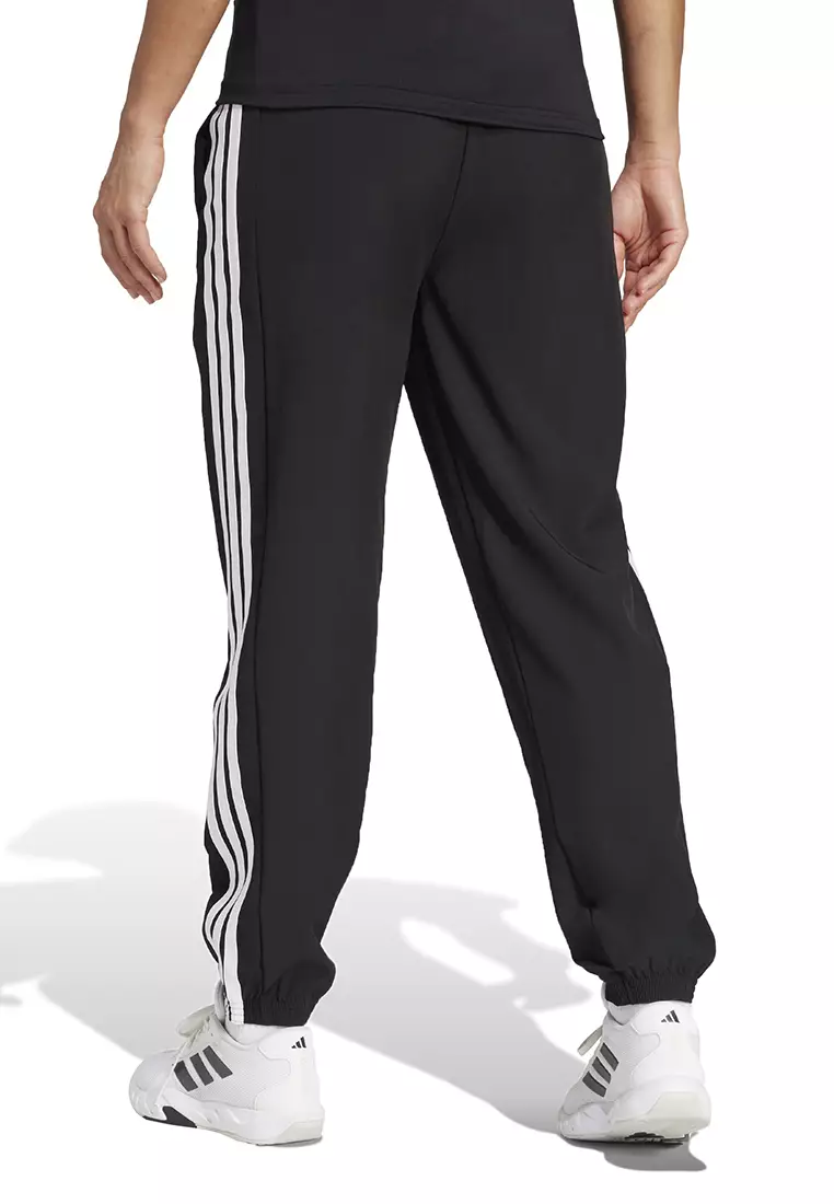 Train Essentials 3-Stripes Woven Joggers