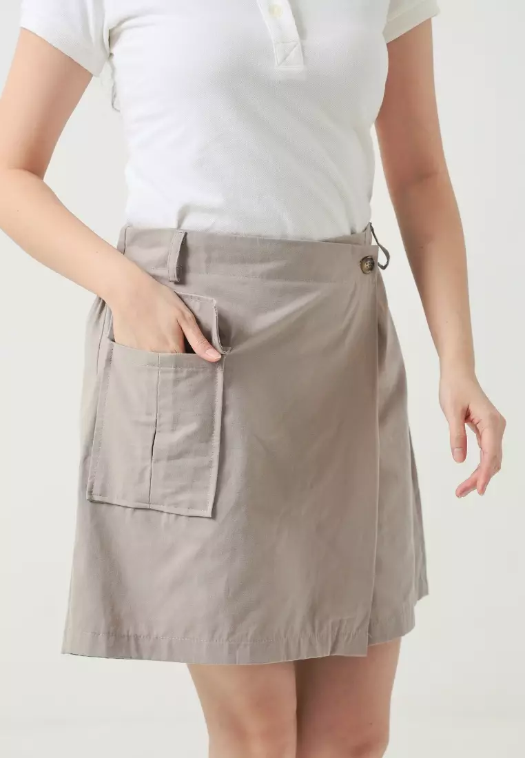 xtramiles Ladies skort jennie grey