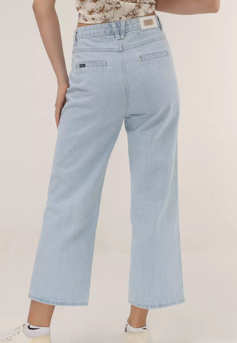 Denim Wide Leg Ladies Jeans