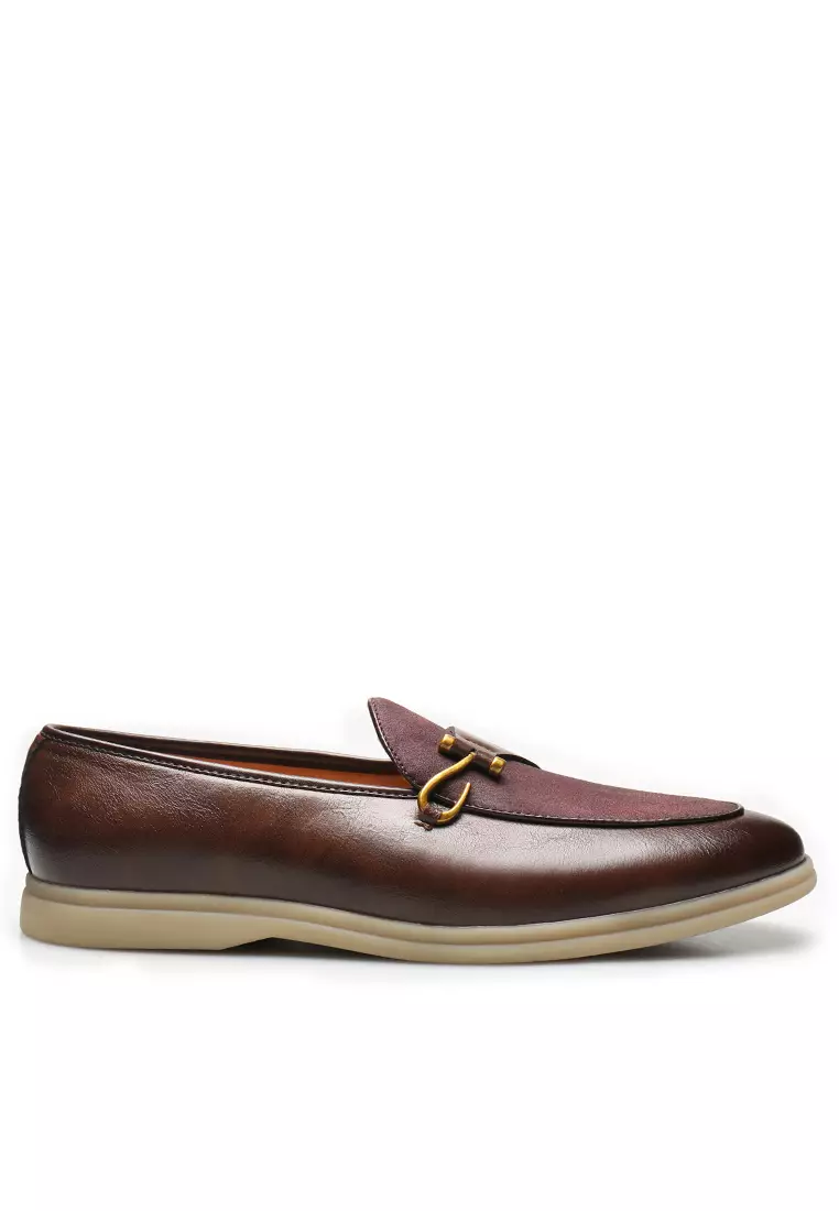 Discount on Twenty Eight Shoes  shoes - SKU: Suede Spliced Buckle Loafers Wzwh5501-1
