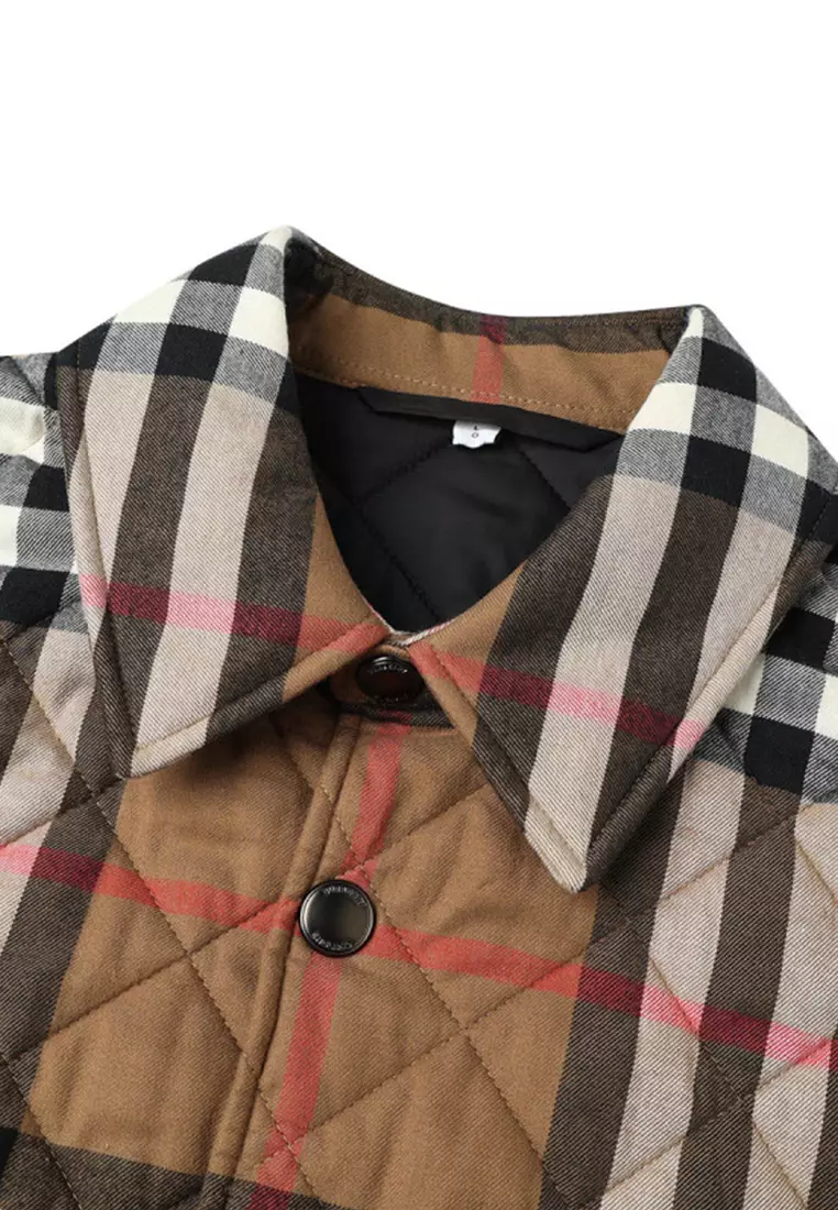 Men's Cotton Jacket in Brown 80914591