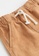H&M brown and beige Roll-Up Cotton Trousers 2EFADKAFD3BDB8GS_2