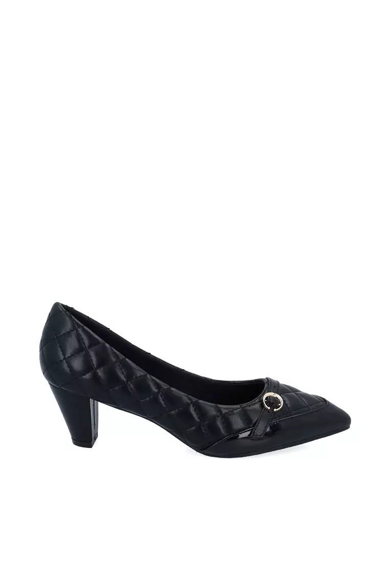 Discount on Carlo Rino  shoes - SKU: Black Josie Pumps