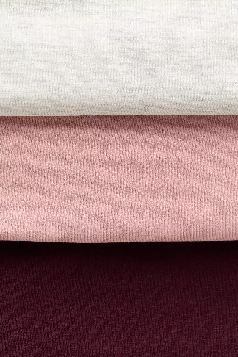 3-pack cotton T-shirts