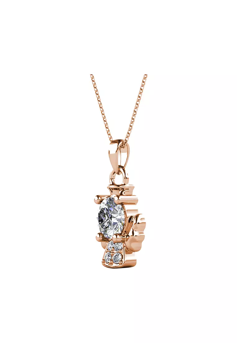 Crystal Angel Pendant RG - Kalung Crystal Swarovski by Her Jewellery