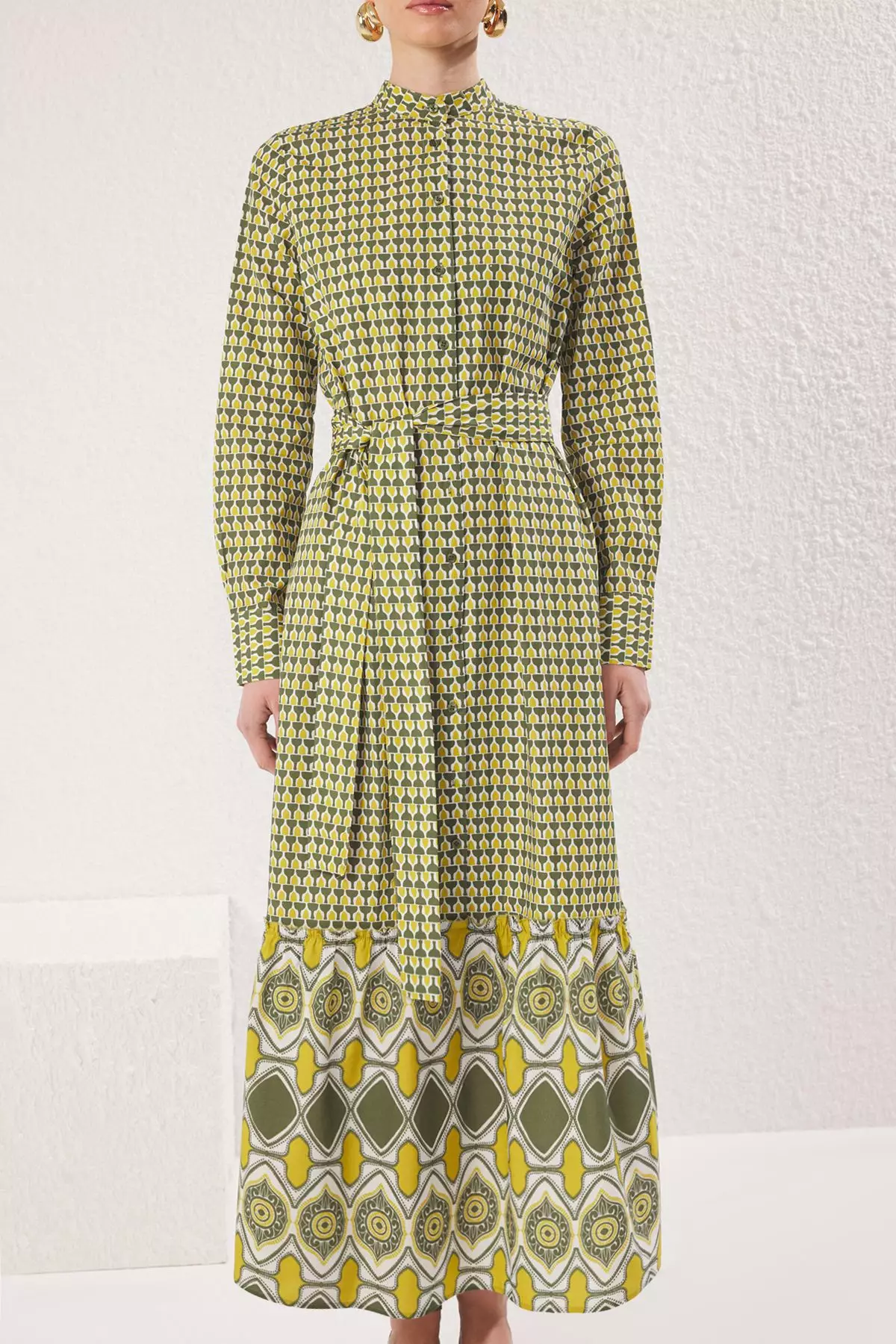 Patterned Woven Dress
