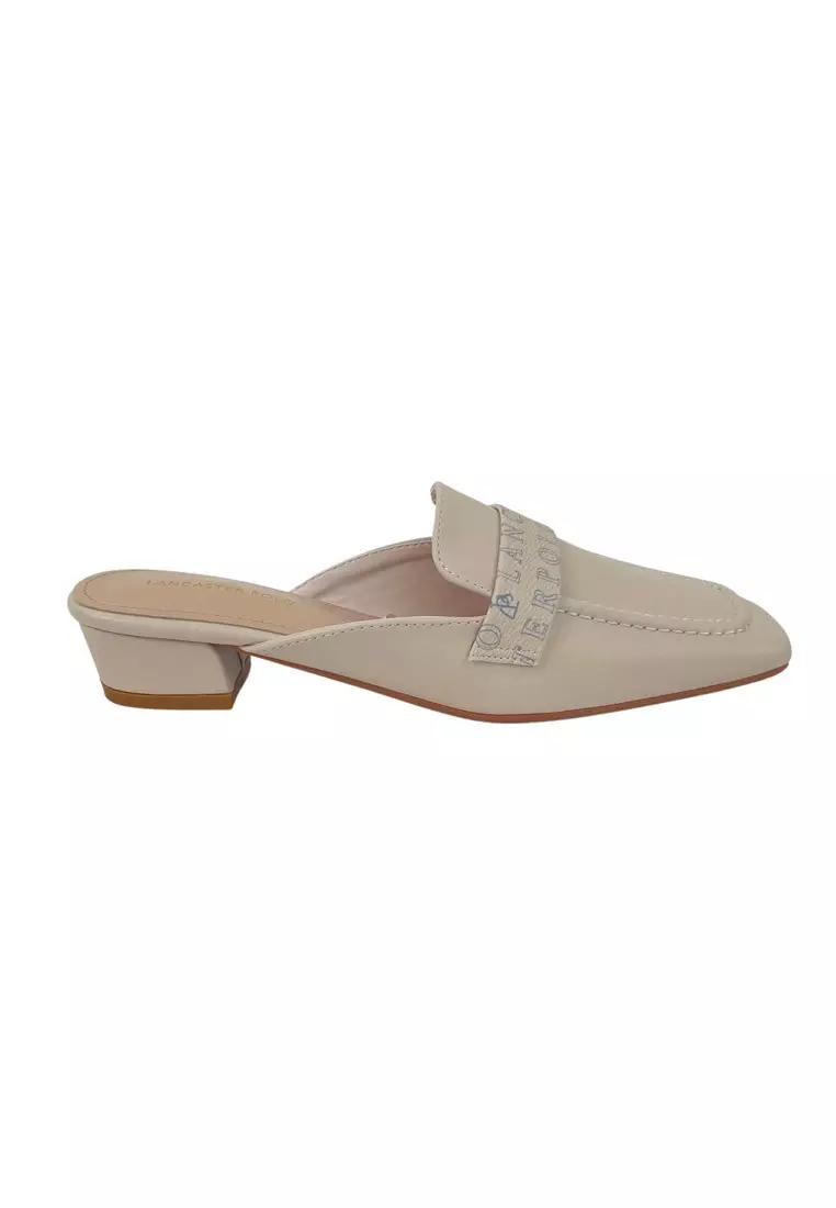 Discount on Lancasterpolo  shoes - SKU: Lancaster Polo Women/Lady Slip On Low Heel Mule Shoes