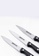 Newage Newage 3 Pcs Knife Set / Kitchen Utensils / Kitchen Messer - Black B7C5BHLF557551GS_2