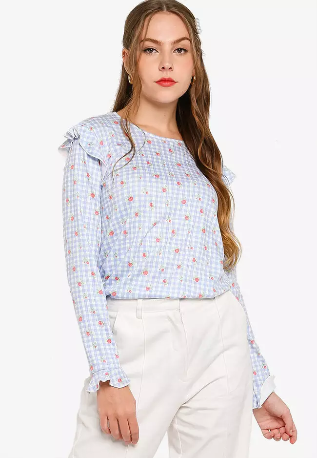 Frill on sale knit jumper