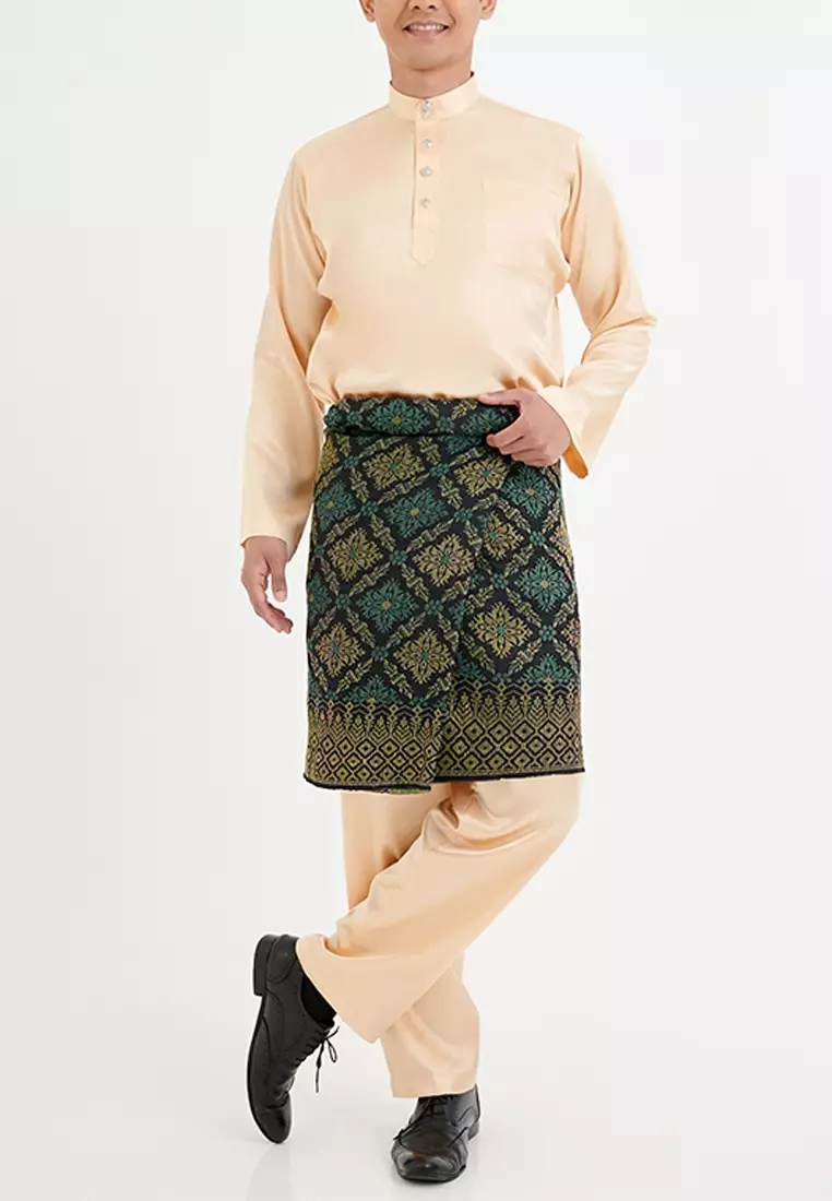Gene Martino - Baju Melayu Satin Classic Fit 666