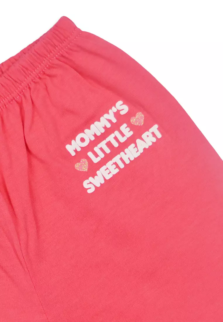 Girls 3-1 Short Set With Print Details