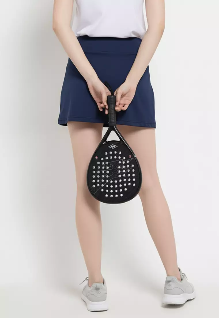 LB134 Skort Padel Wanita 2 in 1 legging dan rok "navy blue"