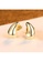 Rouse gold S925 Shiny Geometric Stud Earrings F6F1DAC8563517GS_2