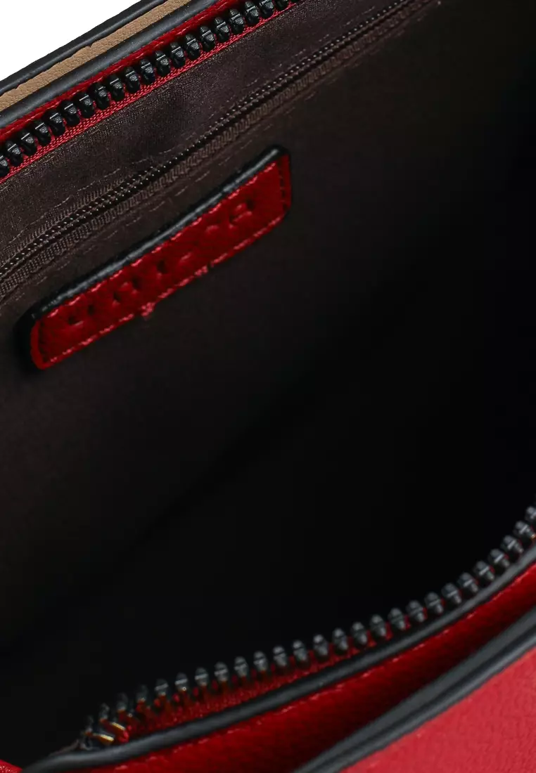 Pebbled Multi-Compartment Tote