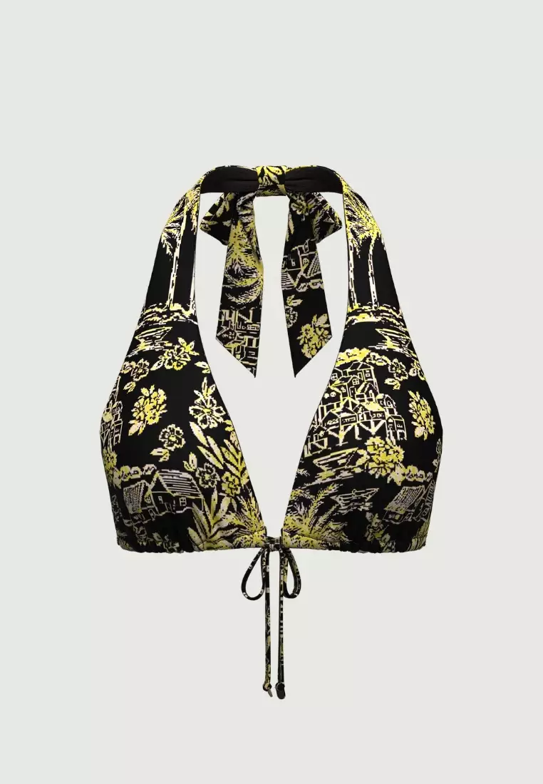 Tropadelic Days Black 9 Way Bikini Top