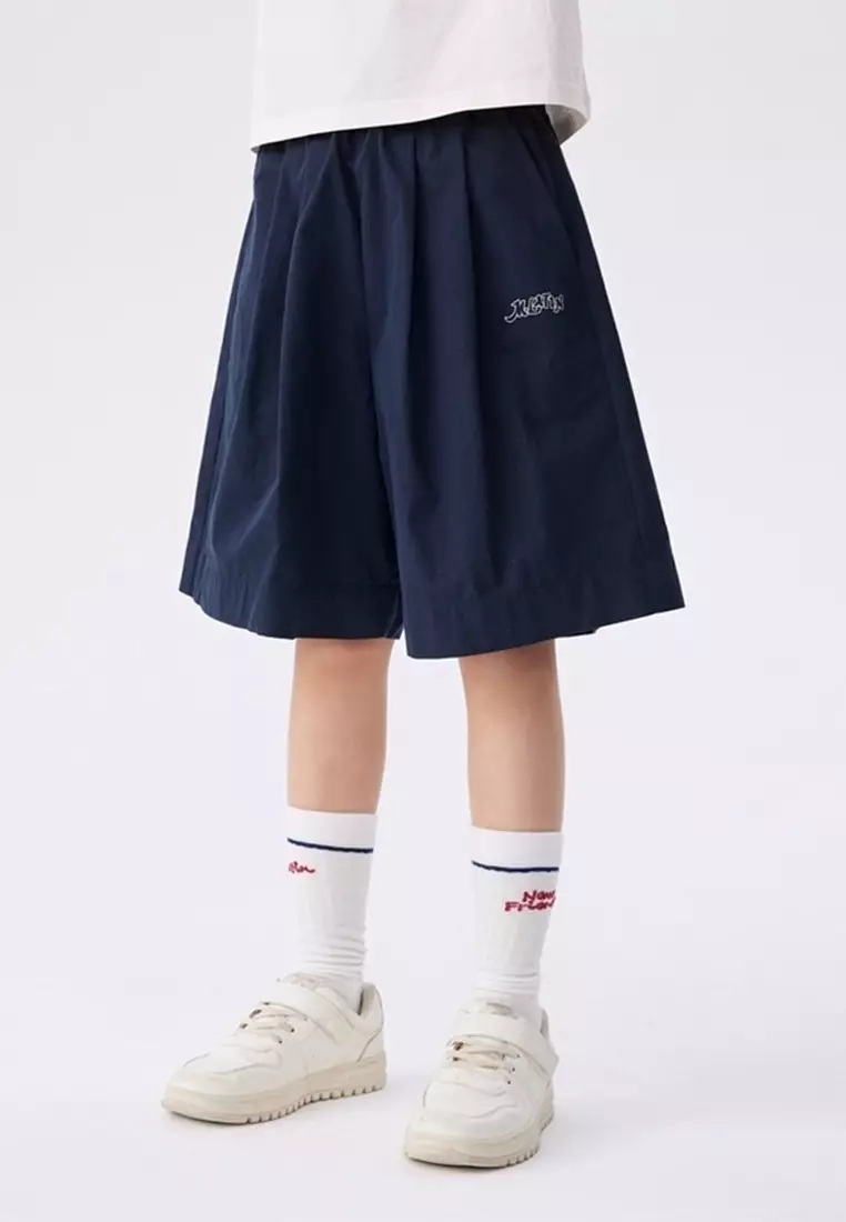 Color Stripe Flare Woven Short