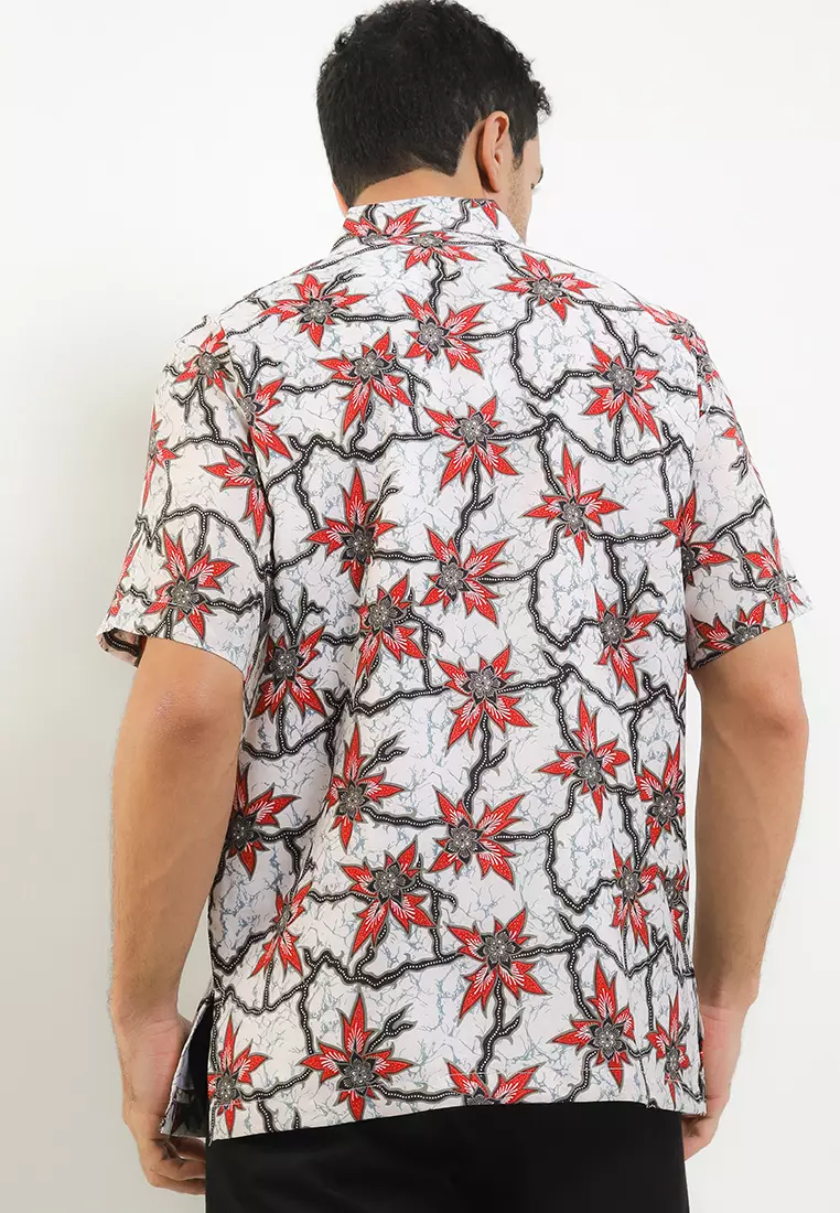 Hem Regular Fit Batik Kembang 2