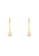 HABIB gold HABIB Loop White and Yellow Gold Earring, 916 Gold 6BBEEAC008E827GS_4