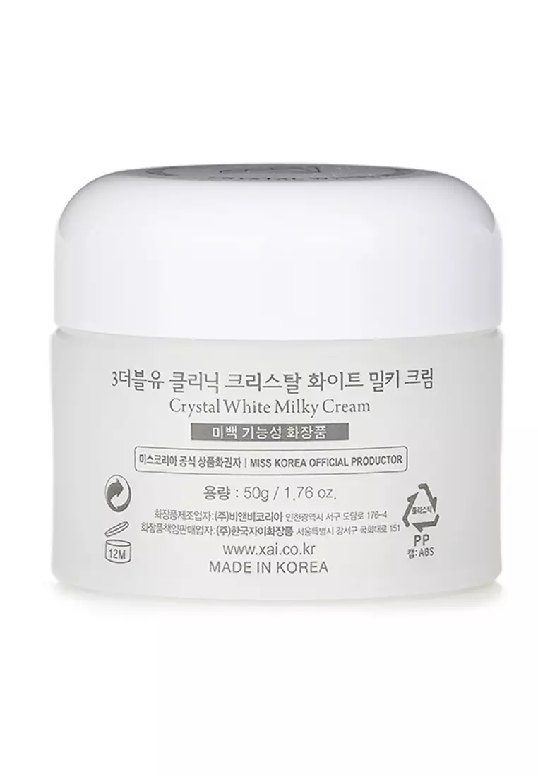 Buy 3W Clinic 3W CLINIC - Crystal White Milky Cream 50g Online | ZALORA ...