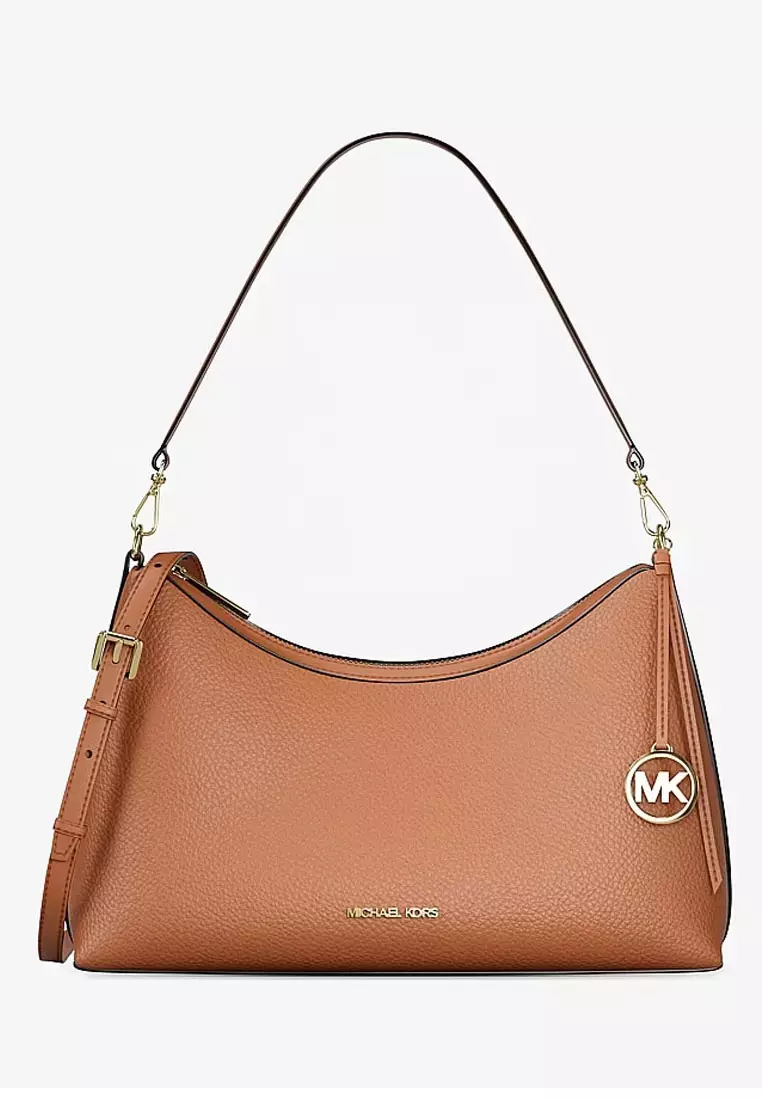Michael Kors Sammy Medium Pebbled Leather Convertible Shoulder Bag