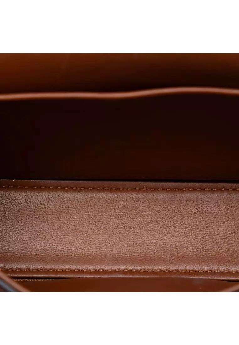 Pre-Loved Celine Shiny Calfskin Claude Shoulder Bag