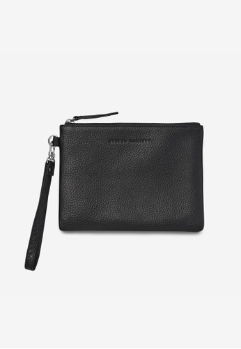 Status Anxiety black Status Anxiety Fixation Italian Leather Clutch - Black 27134ACCFCD874GS_1
