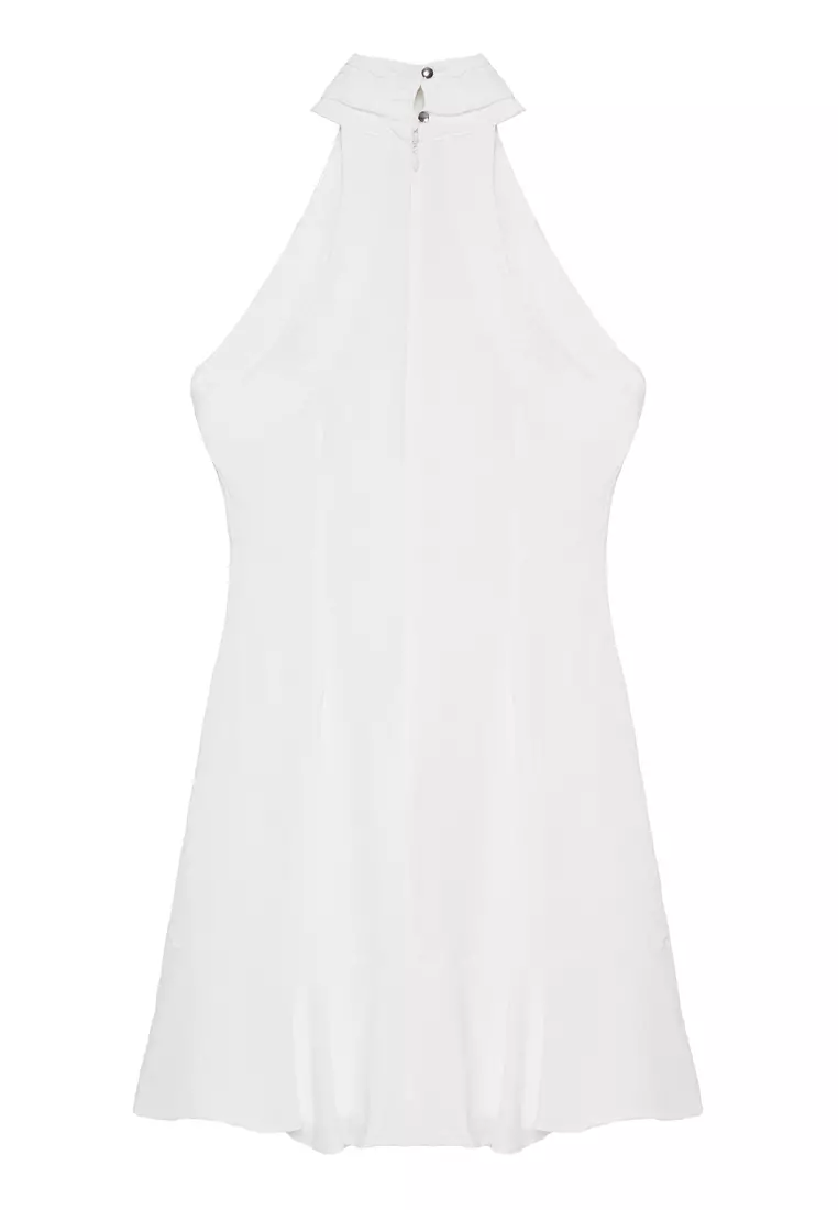High Neck Mini Dress