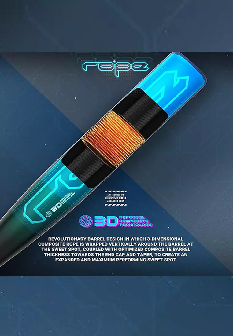 Rope EBB5RPE3 Composite Double Barrel Baseball Bat
