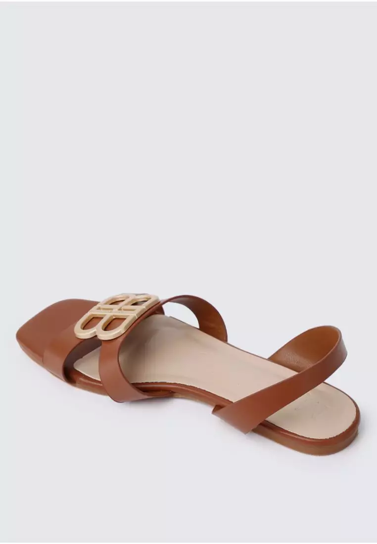 Buy My Ballerine My Ballerine Berenice Comfy Sandals In Brown 2024 ...