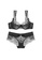W.Excellence black Premium Black Lace Lingerie Set (Bra and Underwear) 9E25EUS03A61FBGS_1