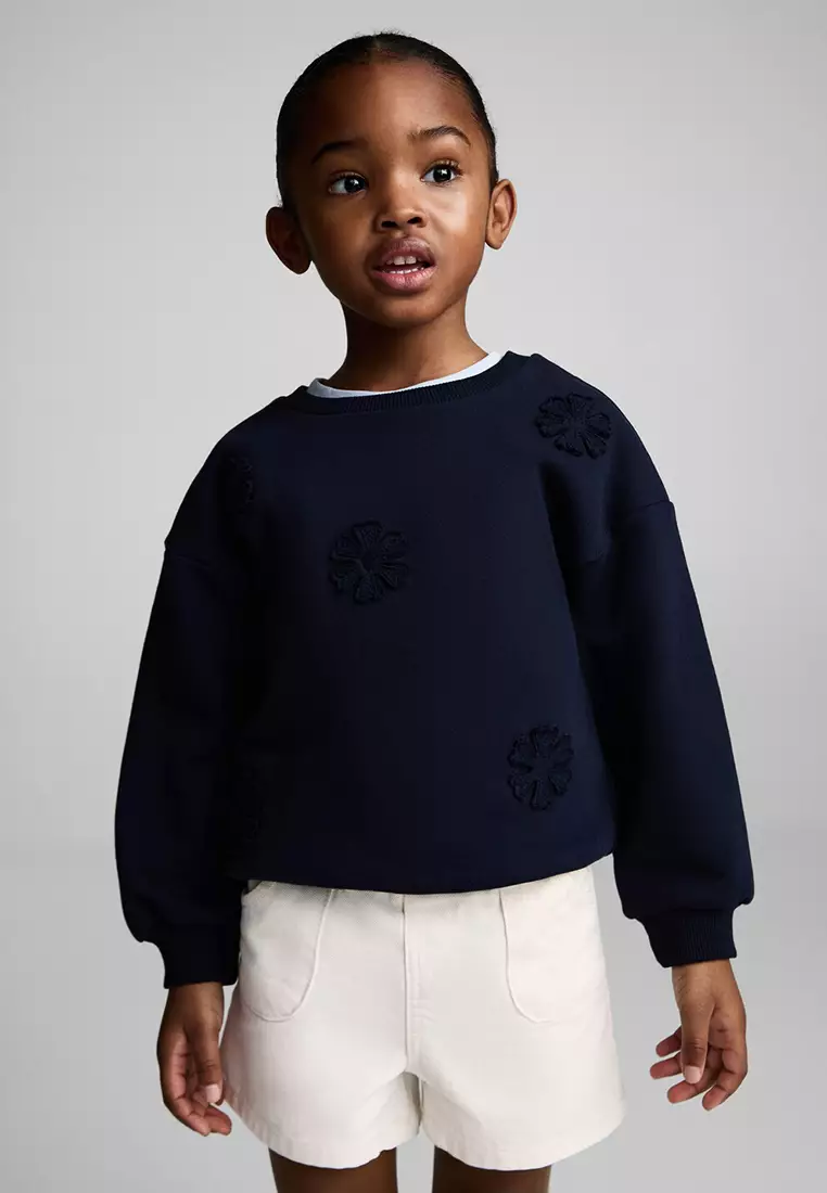 Paperbag Denim Shorts