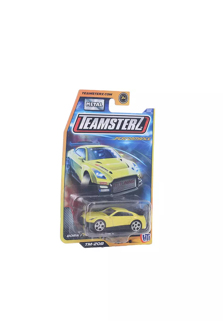 Mainan Anak Mobil Teamsterz Diecast Type B Mobil Balap Kuning TM-20B