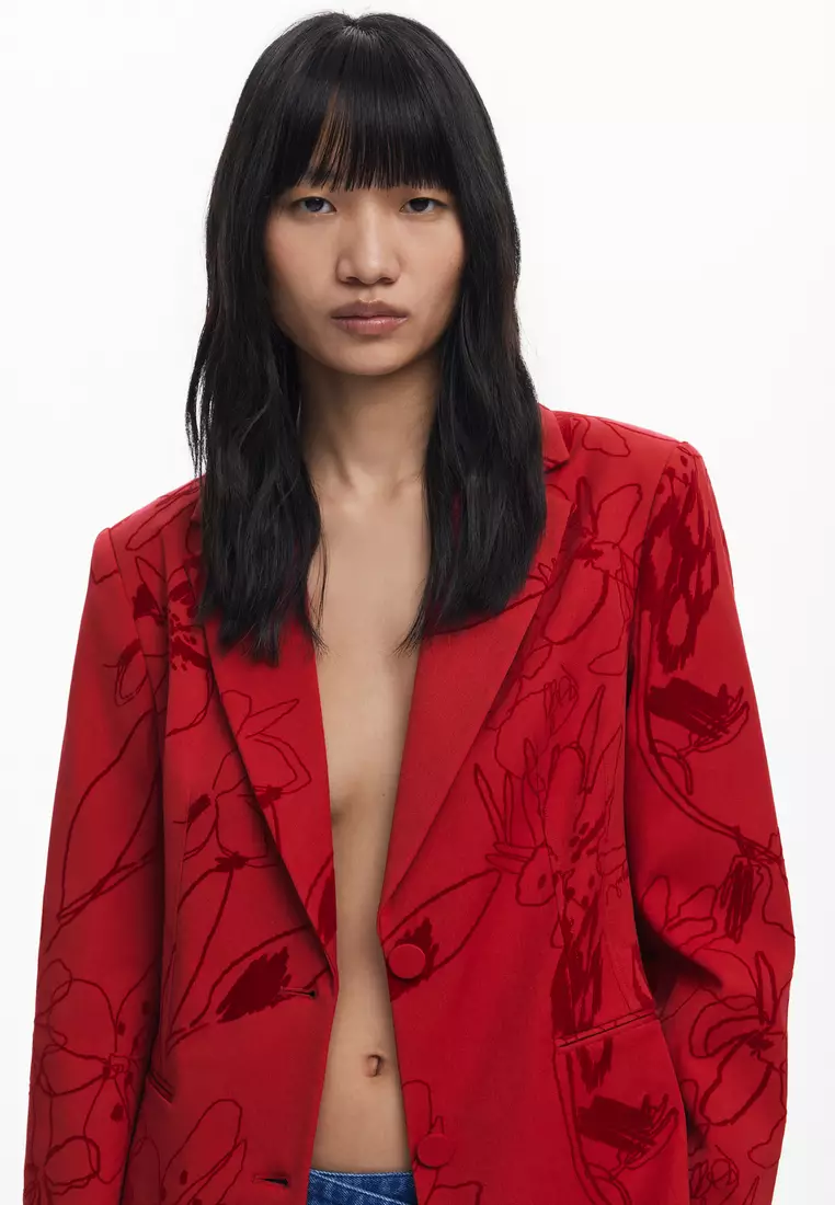 Velvet blazer