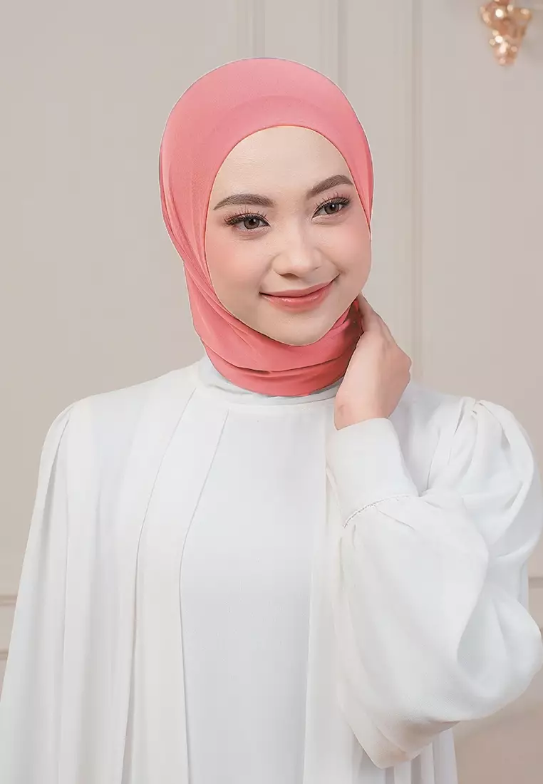 HIJAB INSTAN QIARA - SALMON