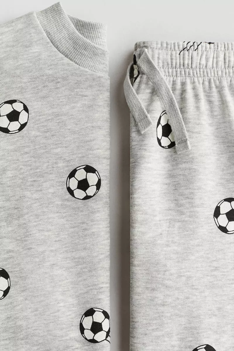 2-piece printed sweatshirt set