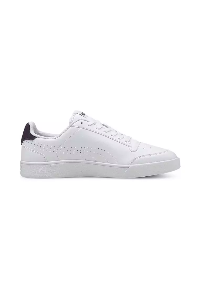 Puma smash v2 hot sale l white sneakers