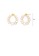 Glamorousky white 925 Sterling Silver Plated Gold Fashion Temperament Geometric Circle Freshwater Pearl Earrings 5DC95AC0A398E8GS_2
