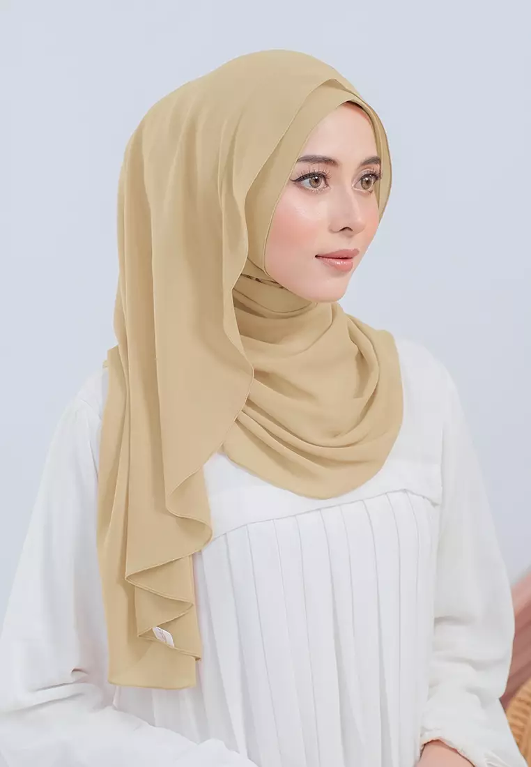 HIJAB INSTAN LUBNA - WALLNUT