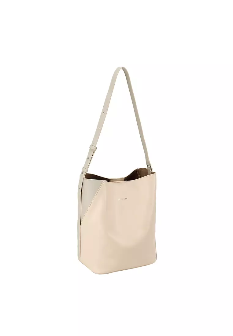 ANAIS Shoulder Bag - Cream / Grey