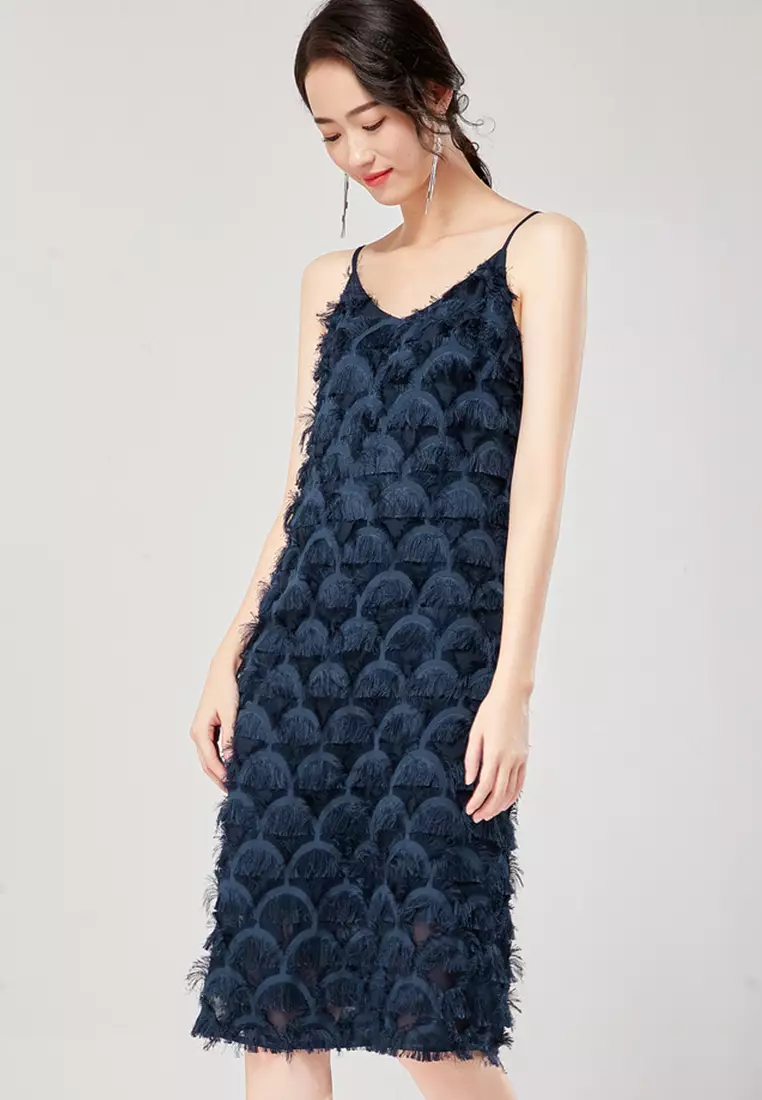 Buy ONX.HK Sexy Romantic Jacquard Sling Dress 2024 Online ZALORA