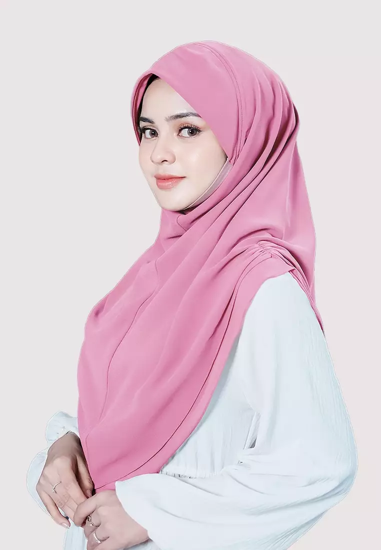 HIJAB INSTAN IRISH - BANDUNG PINK