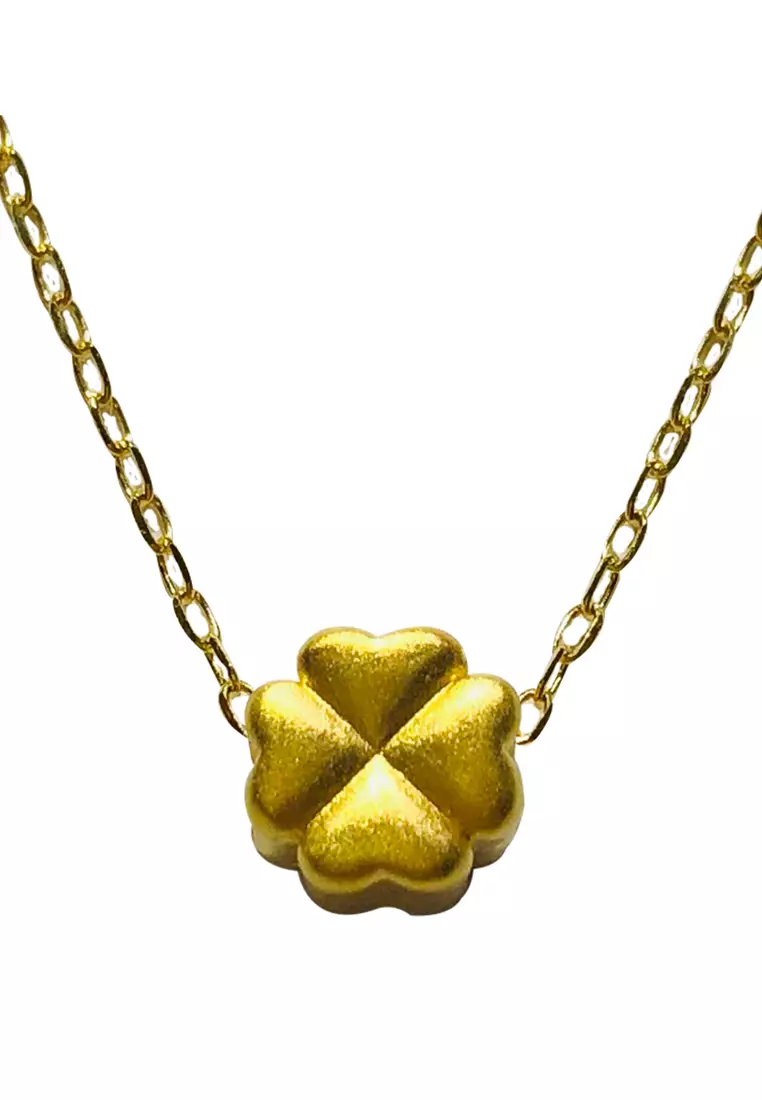 Gold 4 leaf hot sale clover charm