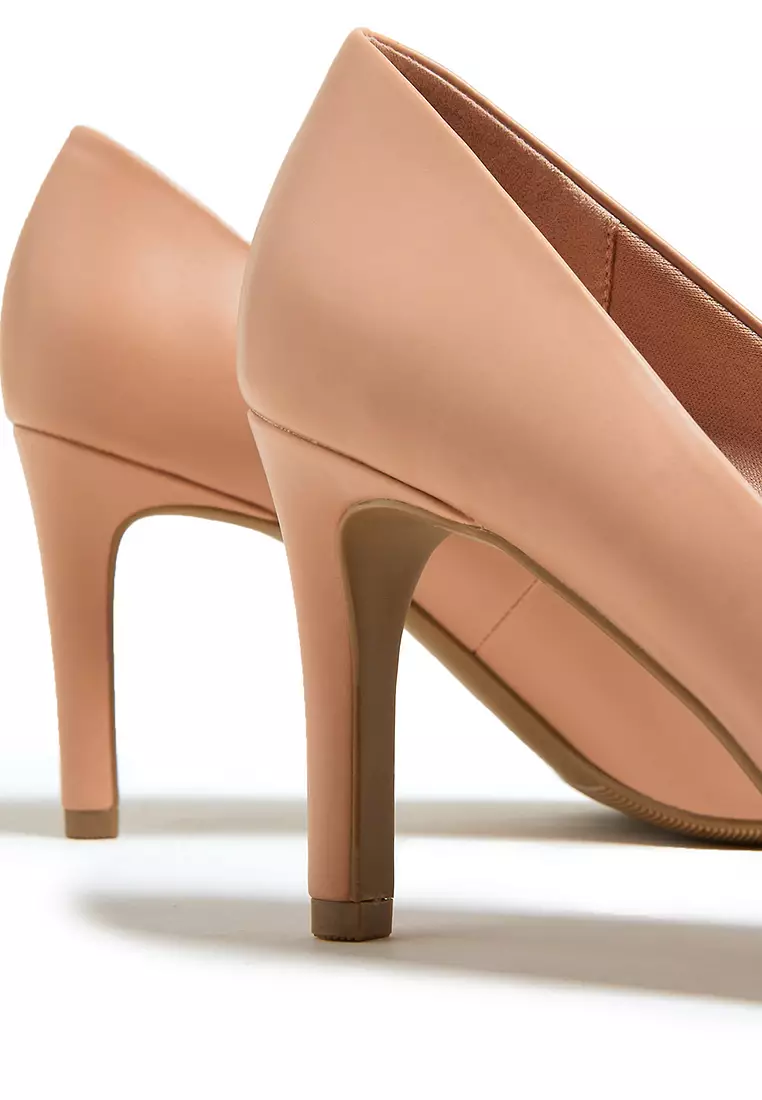 Stiletto Heel Pointed Court Shoes