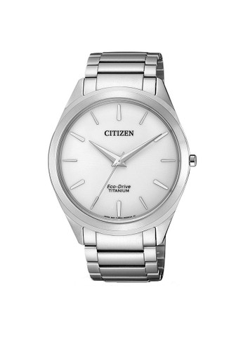 Jual Citizen Citizen Jam Tangan Pria Eco Drive Titanium Watch Bj6520 82a Silver Dial With Titanium Bracelet Original Zalora Indonesia